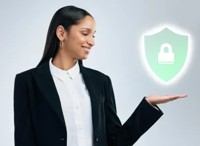 Illustration of SSL padlock security