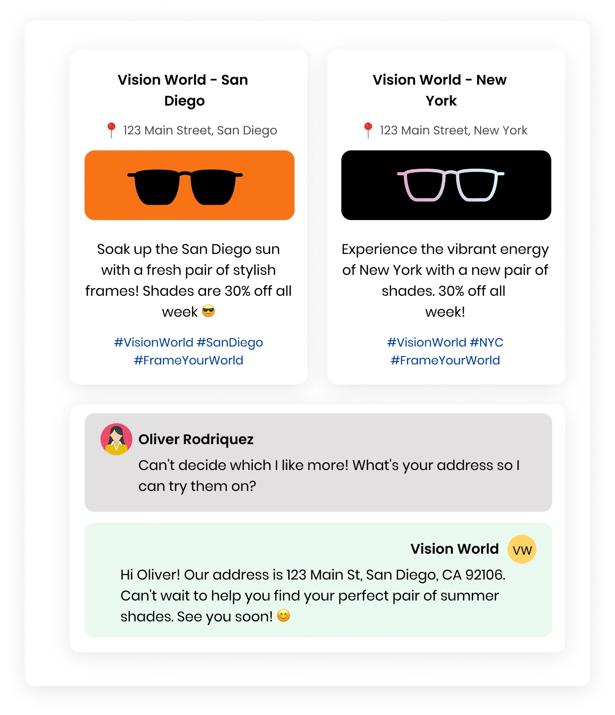 Social Media Example
